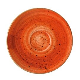 Untertasse Gourmet Terracotta AURA Porzellan orange | gemasert Ø 160 mm Produktbild