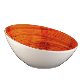 Schale 450 ml AURA TERRACOTTA Vanta oval Porzellan 180 mm x 174 mm H 85 mm Produktbild