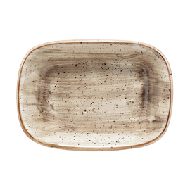 Rechteckschale AURA TERRAIN Porzellan rechteckig | 170 mm x 115 mm H 40 mm Produktbild
