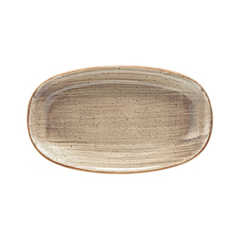 Platte AURA TERRAIN oval Porzellan 238 mm x 142 mm Produktbild