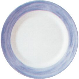 Teller flach Ø 254 mm BRUSH BLUE Hartglas Produktbild