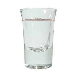 stamper glas DUBLINO 3,4 cl mit Relief mit Eichstrich 2 cl Produktbild