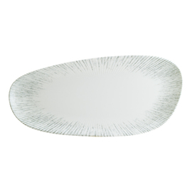 Platte ENVISIO IRIS Vago oval Porzellan 370 mm x 170 mm Produktbild