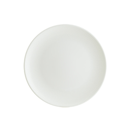 Teller flach ENVISIO IRIS WHITE Gourmet Porzellan weiß Randrillen Ø 170 mm Produktbild