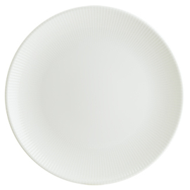 Teller flach ENVISIO IRIS WHITE Gourmet Porzellan weiß Randrillen Ø 300 mm Produktbild