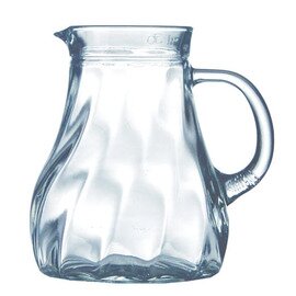 Karaffe SALZBURG Glas mit Relief Eichmaß 1 ltr H 164 mm Produktbild