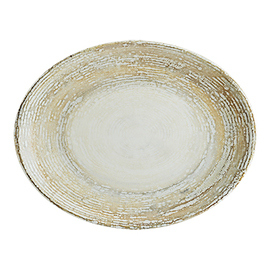 Platte ENVISIO PATERA Moove oval Porzellan 310 mm x 240 mm Produktbild