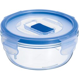 Vorratsbehälter PURE BOX ACTIVE mit Deckel transparent blau 0,42 ltr  Ø 129 mm  H 53,5 mm Produktbild