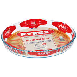 Obstkuchenform aus Borosilikatglas Ø 277 mm H 36 mm 1,6 ltr Produktbild