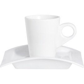 Obertasse, "MERA UNI WEISS", 8 cl, Ø 55/ 80 mm, H 70 mm, komplett mit Untertasse Produktbild