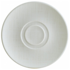 Kombiuntertasse IKAT WHITE Gourmet Porzellan weiß Ø 190 mm H 25 mm Produktbild