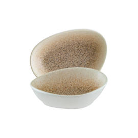 Schälchen LUCA SALMON Vago 50 ml Premium Porcelain oval | 98 mm x 75 mm H 22 mm Produktbild