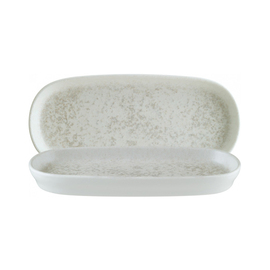 Platte HYGGE LUNAR WHITE Lunar White 230 ml oval Porzellan 210 mm x 100 mm Produktbild