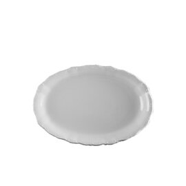 Platte MARIENBAD Porzellan weiß oval | 270 mm  x 180 mm Produktbild