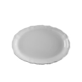 Platte MARIENBAD Porzellan weiß oval | 310 mm  x 305 mm Produktbild