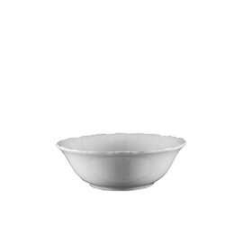 Salatschüssel MARIENBAD 450 ml Porzellan weiß mit Relief  Ø 150 mm  H 50 mm Produktbild
