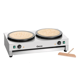 Crêpe-Backgerät 2CP400 mit 2 Backplatten Elektro 2 x 230 Volt 6000 Watt Produktbild