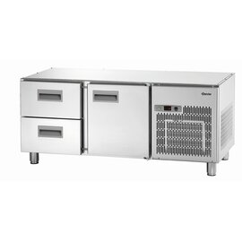 Unterbau-Kühltisch Gastronorm 1400T1S2 507 Watt 120 ltr | Volltür | 2 Schubladen Produktbild