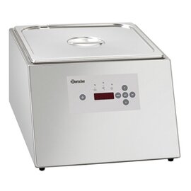 Sous-Vide-Garer, CNS 18/10, Becken 2/3 GN, 200 mm tief, Fassungsvermögen: 14 ltr., Temperaturbereich: 25°C bis 85°C Produktbild