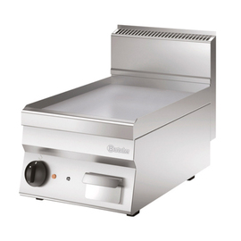 Griddleplatte 650 400E-G | Oberfläche Edelstahl | Grillfläche Maße 390 x 515 mm Produktbild