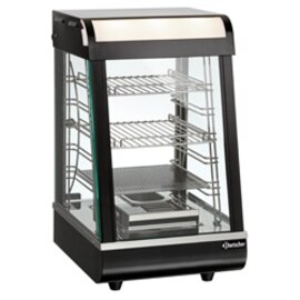 Heiße Theke Deli Compact schwarz 1200 Watt 230 Volt  L 380 mm  B 465 mm  H 658 mm Produktbild