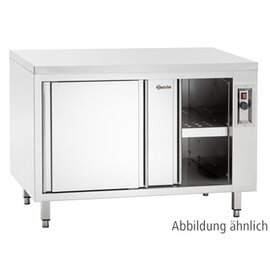 Wärmeschrank Aufkantungsart 40 mm hinten | 1000 mm  x 700 mm  H 850 mm Produktbild