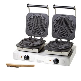 Doppel-Waffeleisen  | Waffelgröße Ø 210 x H 16 mm  | 2 x 2200 Watt 230 Volt Produktbild