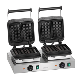 Waffeleisen 2BW160-101 | Waffelgröße 160 x 100 x H 32 mm | 4400 Watt 230 Volt Produktbild