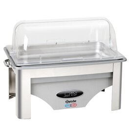 Elektro Chafing Dish GN 1/1 COOL + HOT rolltop deckel 230 Volt 700 Watt  L 610 mm  H 450 mm Produktbild