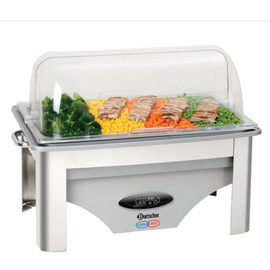 Chafing-Dish GN 1/1 COOL + HOT II Rolldeckel 230 Volt 700 Watt 9 ltr L 610 mm H 450 mm Produktbild 1 S