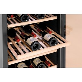 Weinkühlschrank 2Z 180 FL schwarz  | Glastür Produktbild 1 S