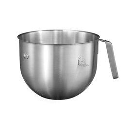 A150048 Rührschüssel, 6,9 ltr., Edelstahl, mit ergonomischem Handgriff, zu Kitchen Aid Professionell 1,3 HP5KSM7990XEWH Produktbild