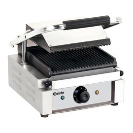 Kontaktgrill | 230 Volt | Gusseisen emailliert • gerillt • gerillt Produktbild