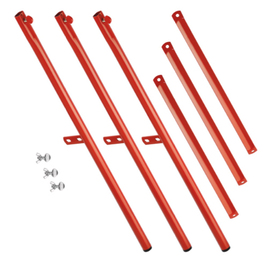 Dreibein 3K500 passend für Paella-Gasbrenner rot H 750 mm Produktbild 1 S