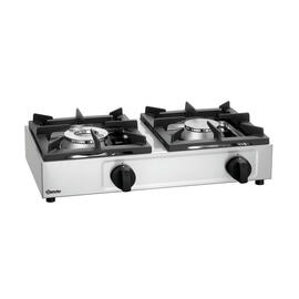 2-Flammen Gas-Tischkocher 11 kW | Platten nebeneinander Produktbild 2 S