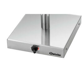 Wärmelampe IWL250ST Edelstahl | Strahlfarbe weiß L 200 mm B 250 mm H 700 mm Produktbild 4 S