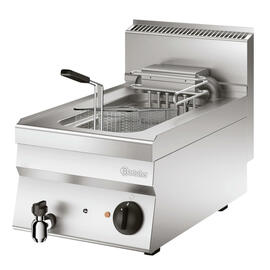 Elektro-Fritteuse | 1 Becken 1 Korb 10 ltr | 400 Volt 9 kW Produktbild