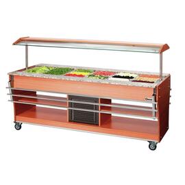 Tablettrutsche, zu Gastro Buffet T, GN 6x 1/1, Edelstahl Produktbild 3 S