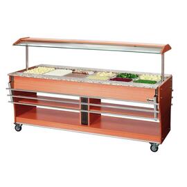 Tablettrutsche, zu Gastro Buffet T, GN 6x 1/1, Edelstahl Produktbild 5 S