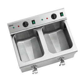 Induktions-Fritteuse 2x8L Plus | 2 Becken 2 Körbe Produktbild 3 S