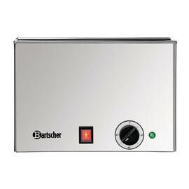 Wasserbad | Bain Marie Gastronorm - 150 mm  • 1200 Watt | 2 Behälter|Deckel GN 1/2 Produktbild 7 S