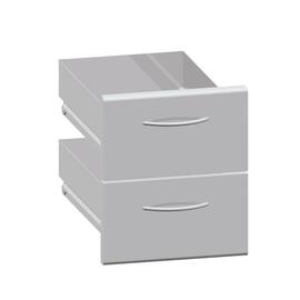 284401 2 Schubladen, B 395 T 600 x H 455 mm, 17 kg Produktbild
