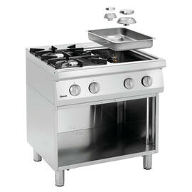 Gasherd 70040 | 4 Kochstellen | Unterbau offen Produktbild 2 S