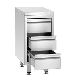 Arbeitsschrank 700S3 400 mm  x 700 mm  H 850 mm mit 3 Schubladen Produktbild 2 S