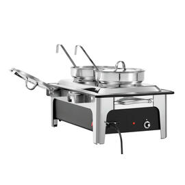 Elektro-Suppenstation mit 2 Töpfen 230 Volt 2200 Watt  L 636 mm  H 460 mm Produktbild 4 S