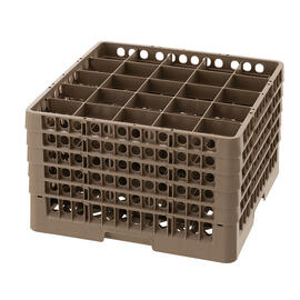 Spülkorb braun 500 x 500 mm  H 306 mm | 25 Fächer 89 x 89 mm  H 285 mm Produktbild 2 S