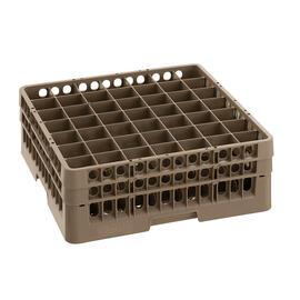 Spülkorb braun 500 x 500 mm  H 183 mm | 49 Fächer 62 x 62 mm  H 166 mm Produktbild
