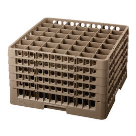 Spülkorb braun 500 x 500 mm  H 306 mm | 49 Fächer 62 x 62 mm  H 285 mm Produktbild 3 S