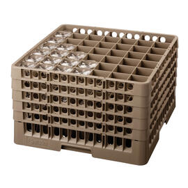 Spülkorb braun 500 x 500 mm  H 306 mm | 49 Fächer 62 x 62 mm  H 285 mm Produktbild 4 S