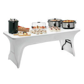 Bankett-Tisch-Husse 1830-W weiß bügelfrei 1830 mm x 760 mm Produktbild